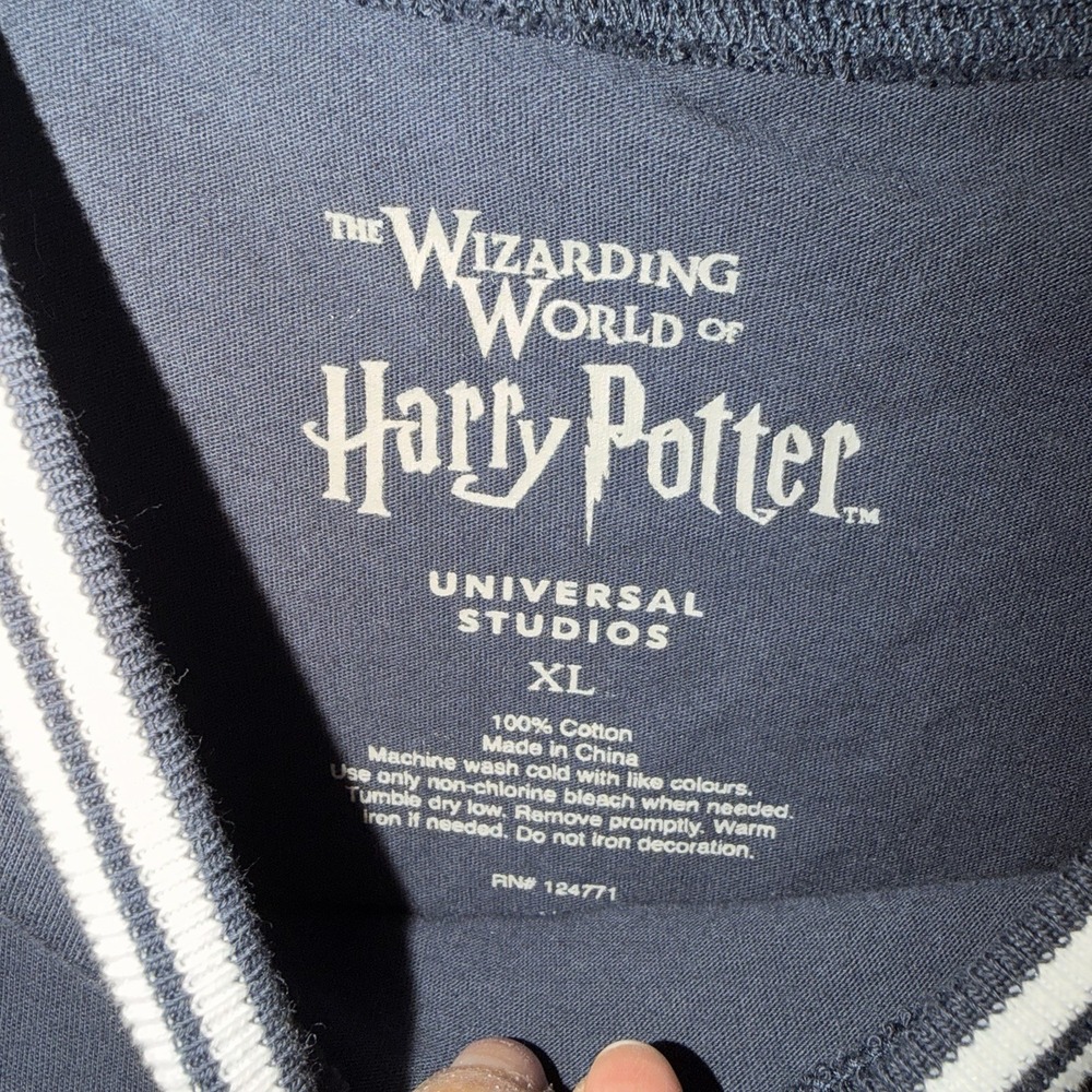 Universal Studios Harry Potter Hedwig Snowy Owl Ringer Shirt Unisex XL - Picture 3 of 6